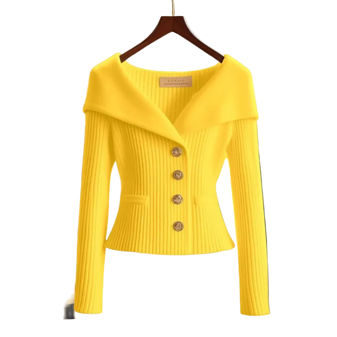 Kvinnes Cardigan med Elegant Design 0