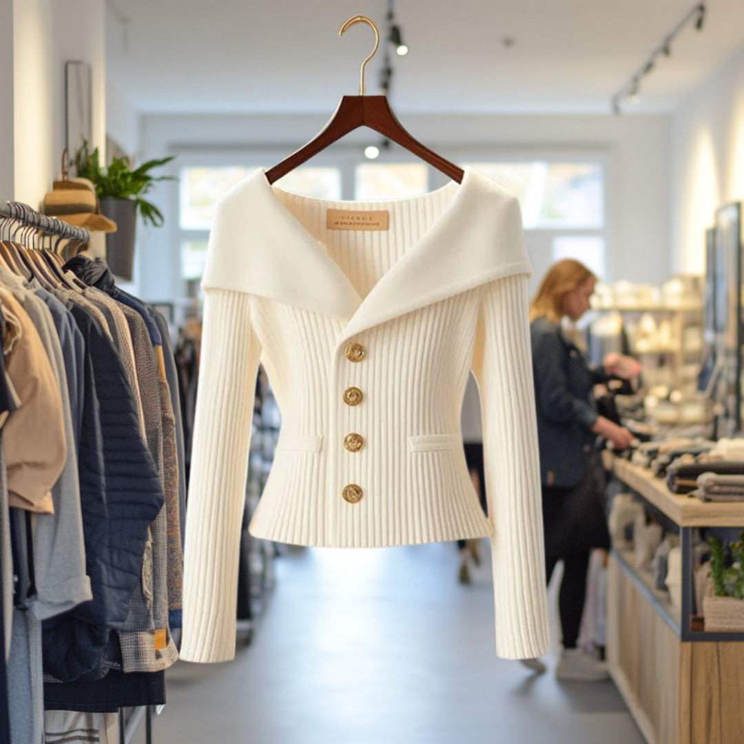 Kvinnes Cardigan med Elegant Design 2