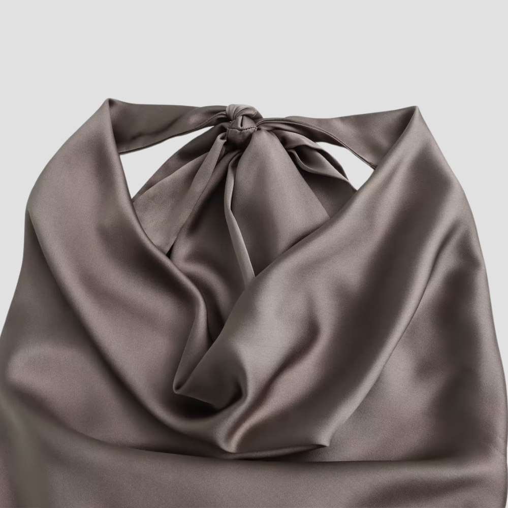 Kvinnes Halter Top Drapert 3