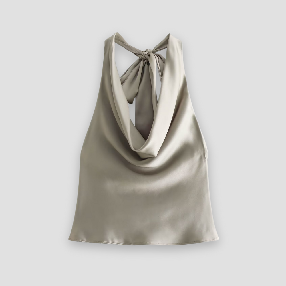 Kvinnes Halter Top Drapert 5