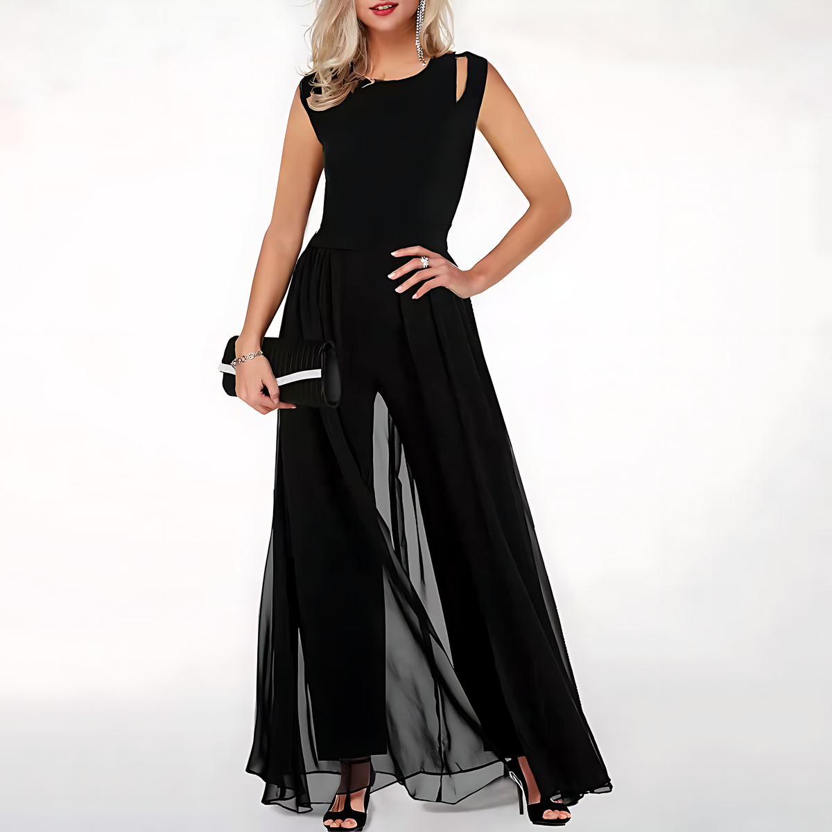 Kvinnes Jumpsuit med Slank Silhuett 3