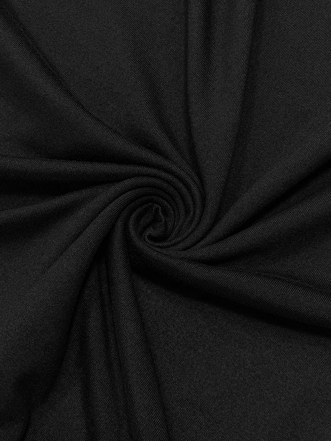 Kvinnes Langermet Kjole Minimalistisk Stil 4
