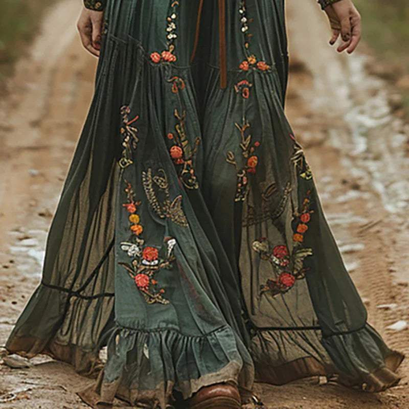 Kvinnes Maxikjole Boho-Chic Stil 2