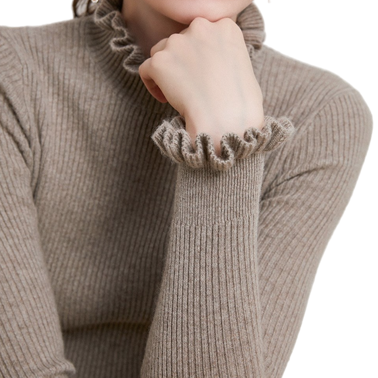 Kvinnes Turtleneck Genser Komfortabel Stil 0