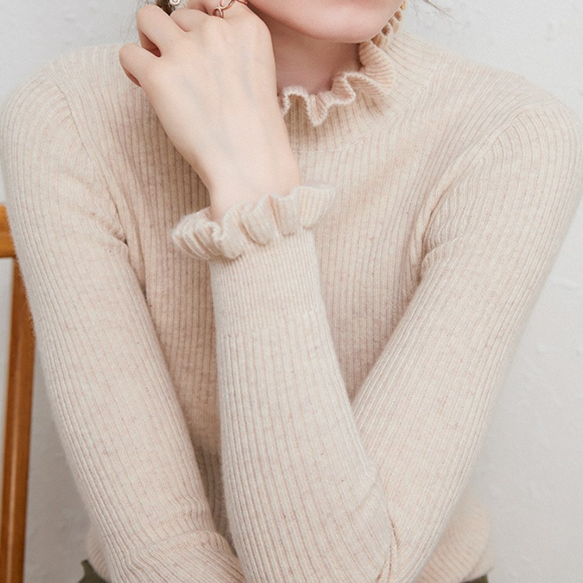 Kvinnes Turtleneck Genser Komfortabel Stil 5