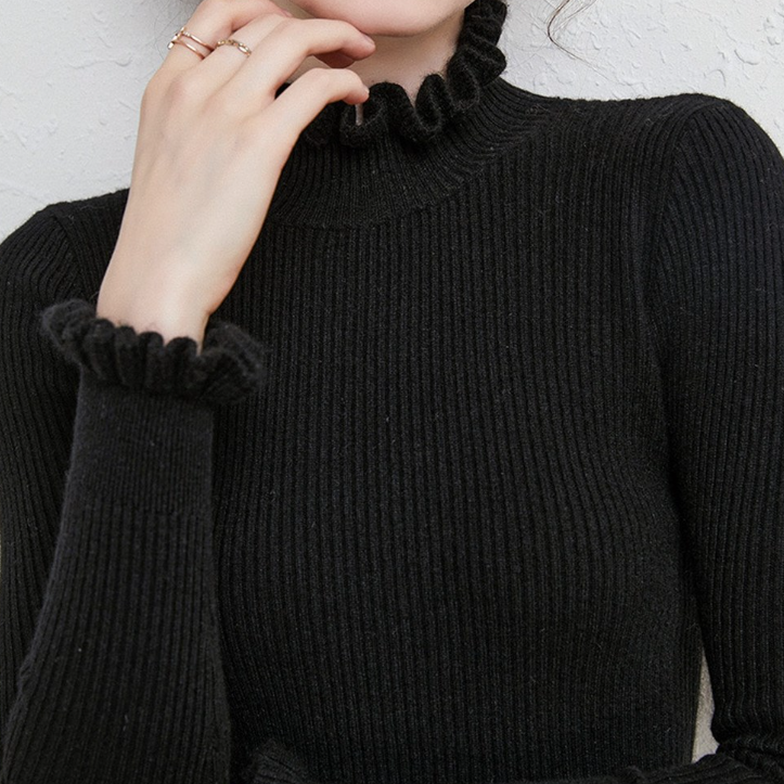 Kvinnes Turtleneck Genser Komfortabel Stil 8