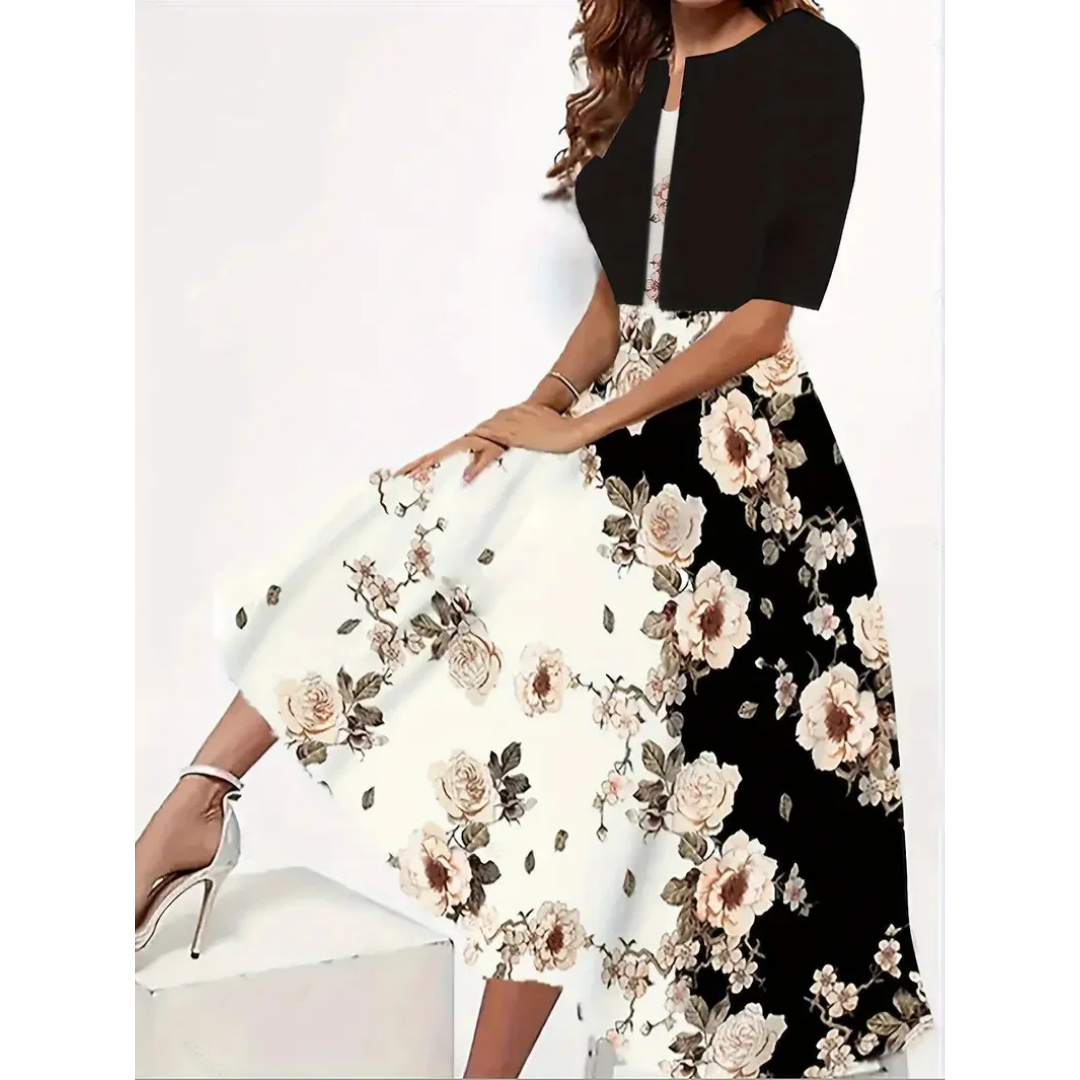 Lang Kjole Dame Moderne Design Myk Stoff 2