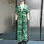 Dame Jumpsuit Dyp V-hals Flytende Silhuett Lett Stoff-4