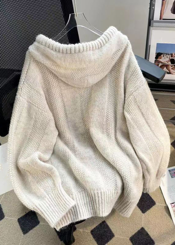 Løs Hettegenser med Patchwork for Damer 1