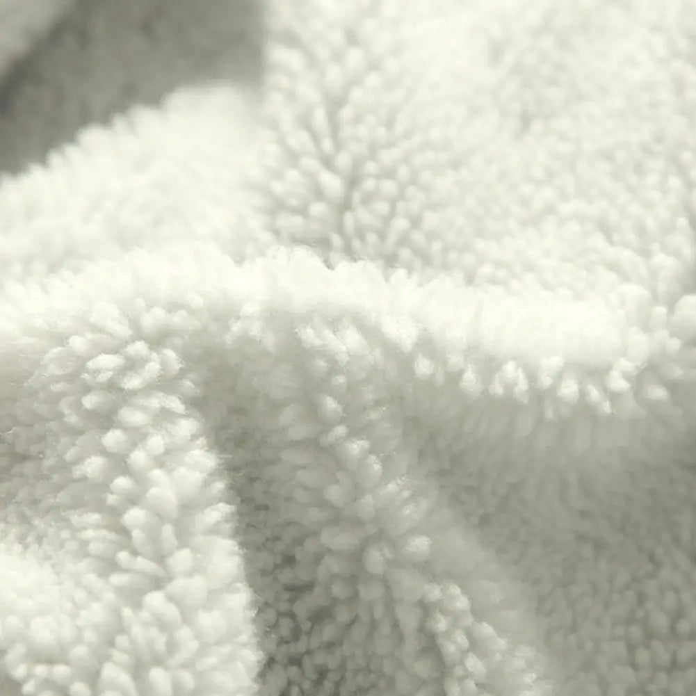 Herre Frakk i Denimfleece for Høst og Vinter, Klassisk Stilig Jakke til Menn-6