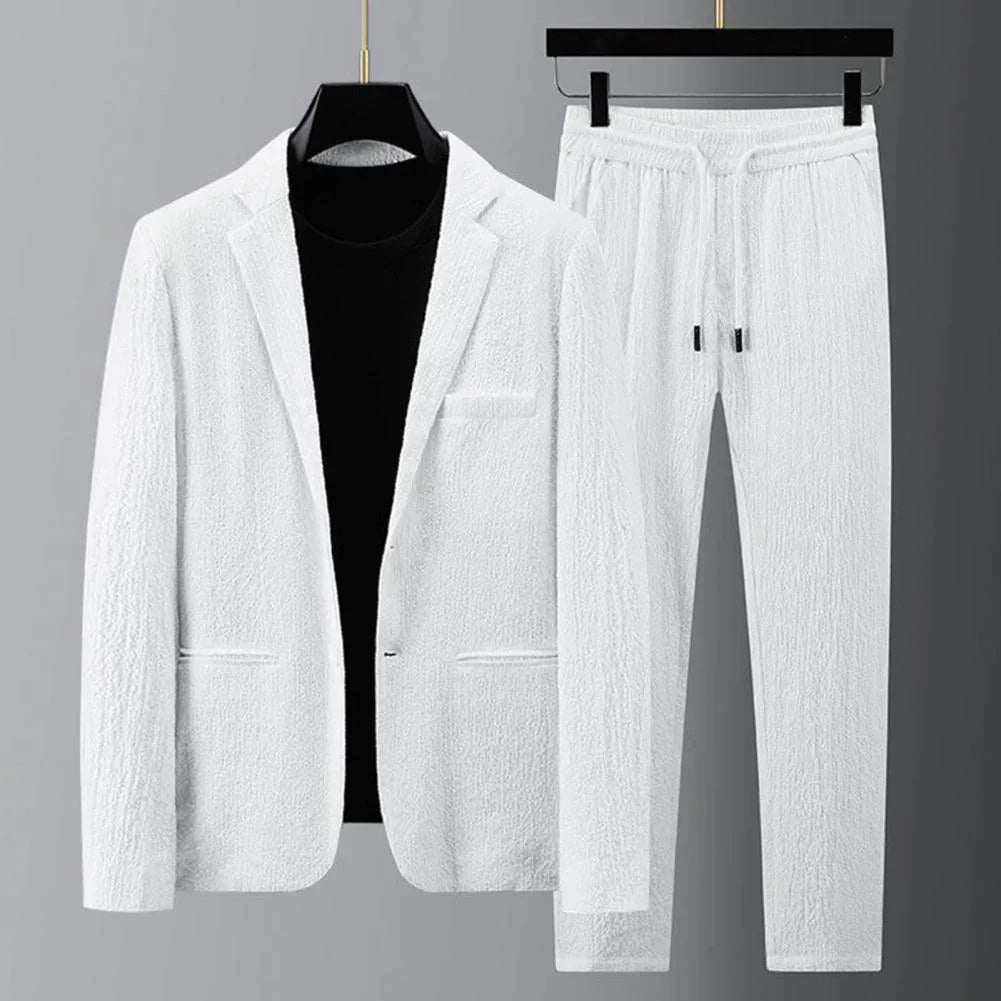 Variant image for Herre To-delt Drakt Blazer og Bukser Høy Kvalitet Tekstil-7