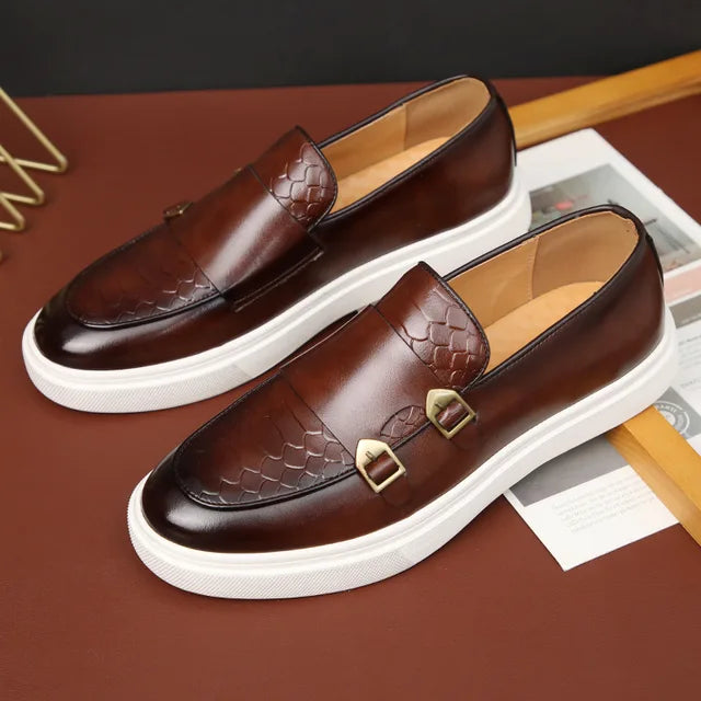 Herre Loafers Stilig Kunstskinn Elegant Komfortabel Design 3