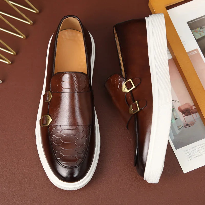Herre Loafers Stilig Kunstskinn Elegant Komfortabel Design 5