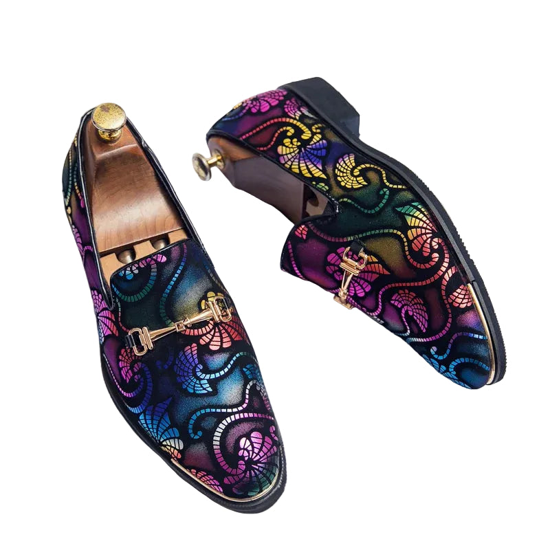 Men's Slip-On Loafers Colorful Style 0