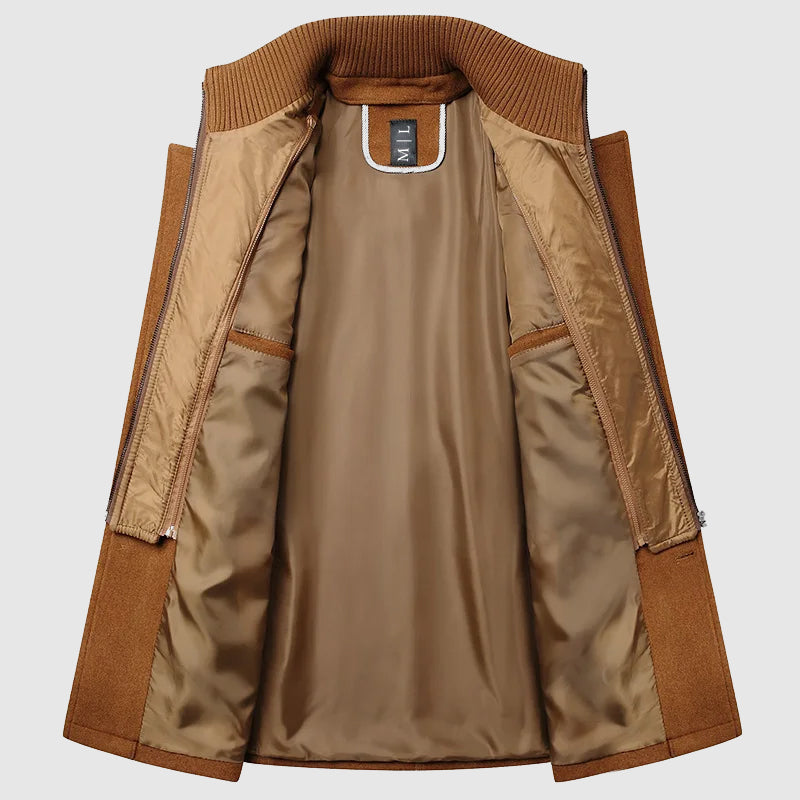 Men's Topcoat with Epaulets 2