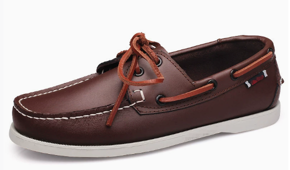 Menns Båtsko Slip-On Fargeblokkert Design Komfortabel og Allsidig 11