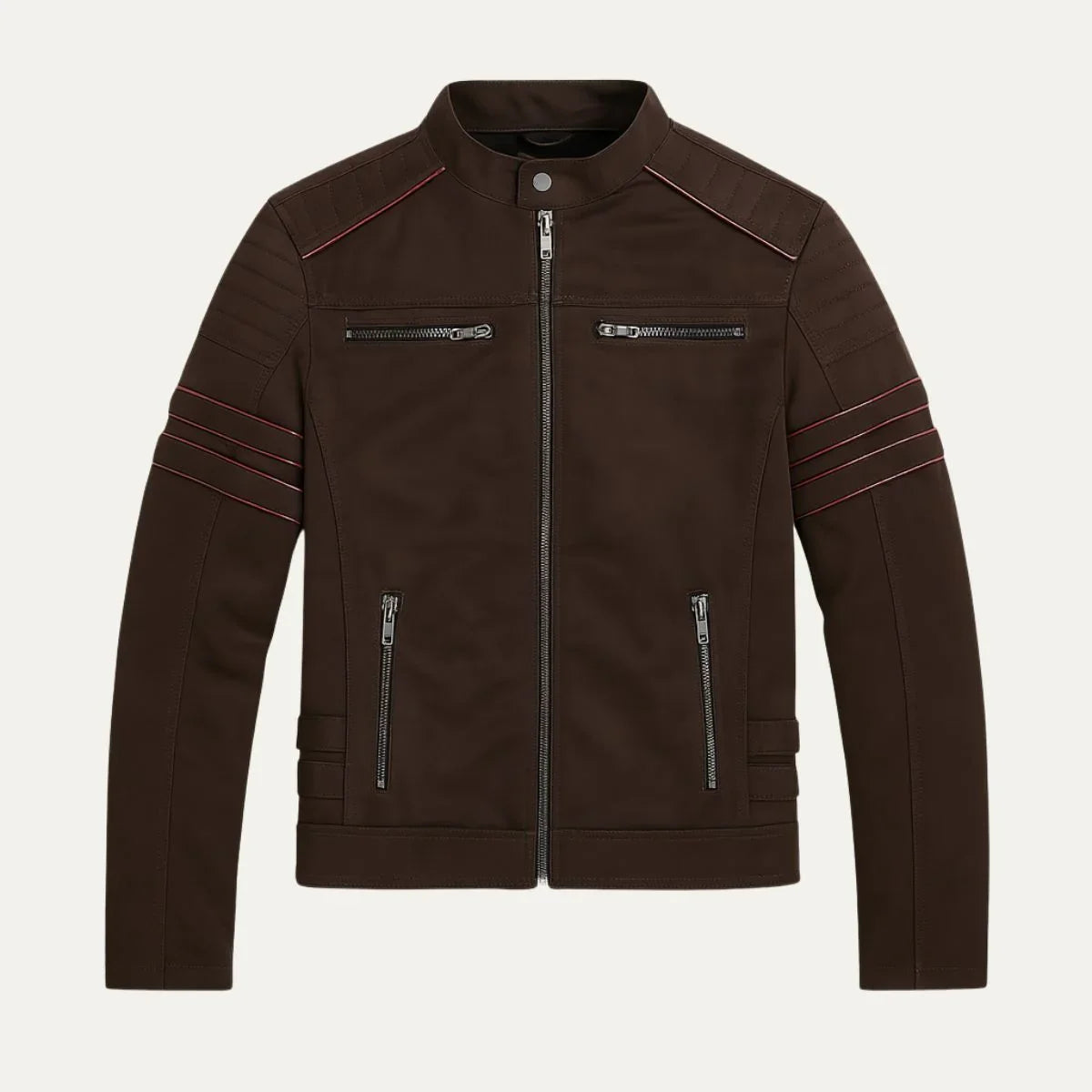 Menns Bikerjakke Torino-stil 5