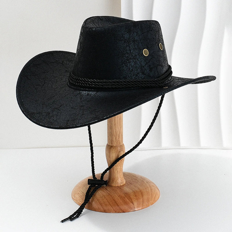 Menns Cowboyhatt med Bred Kant 2