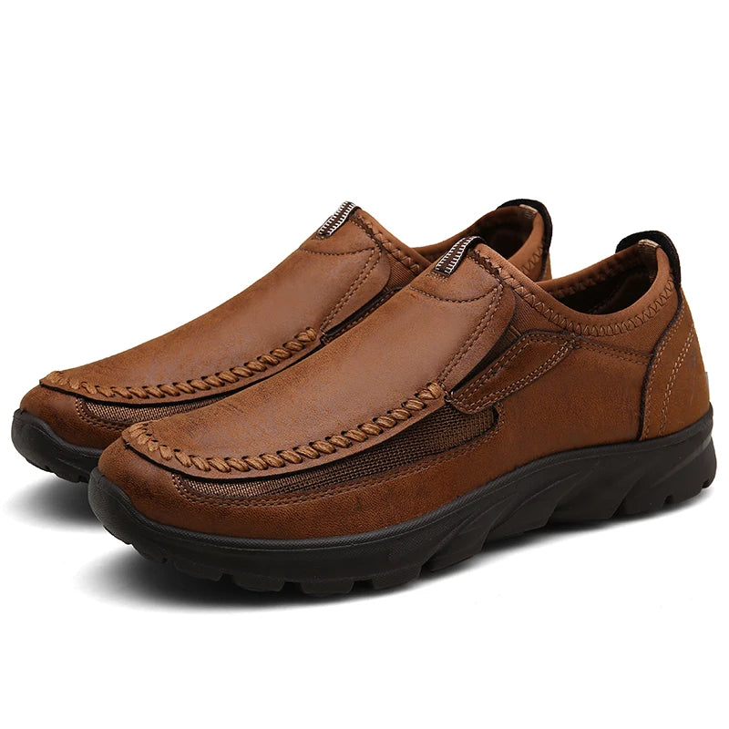 Menns Fritidssko Loafers i Retro Stil 10