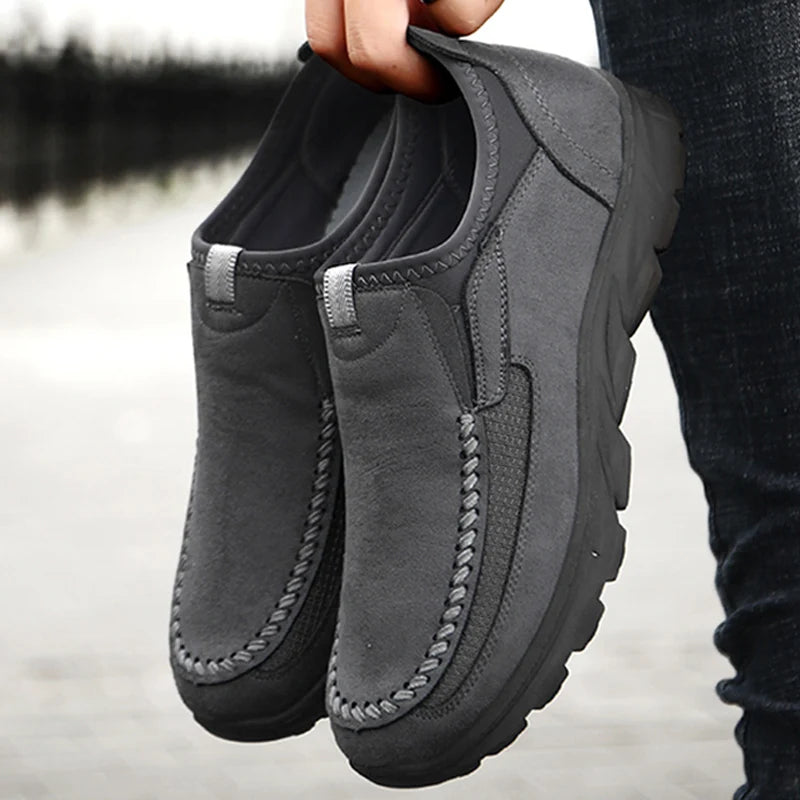 Menns Fritidssko Loafers i Retro Stil 1