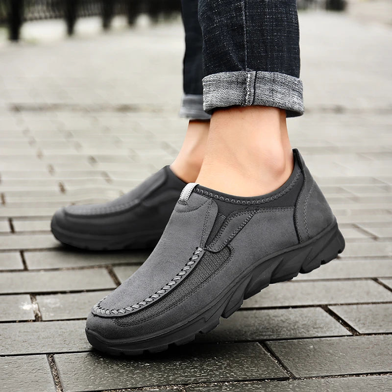 Menns Fritidssko Loafers i Retro Stil 4
