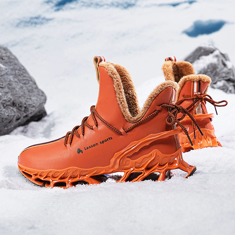 Menns High-Top Vintersneakers med Skulpturert Såle 2