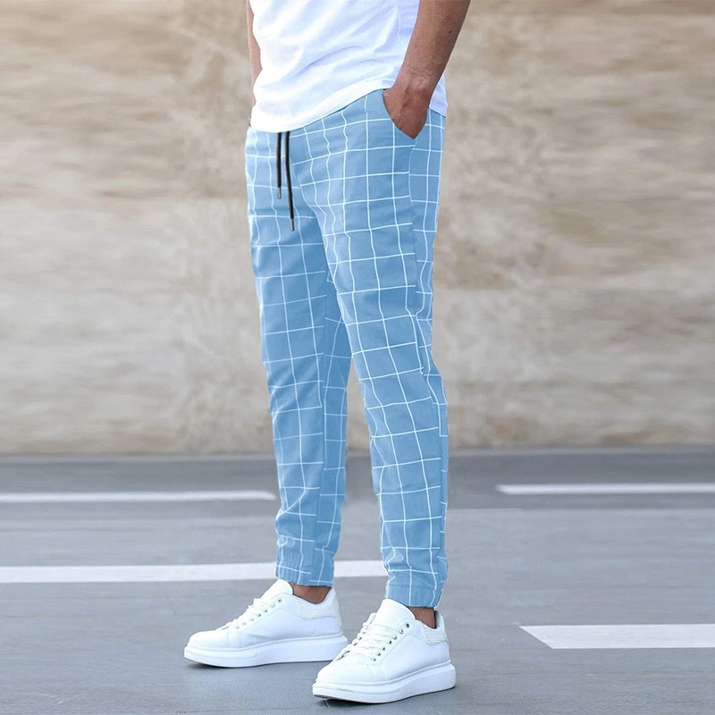 Menns Joggebukser Rutete Design 3