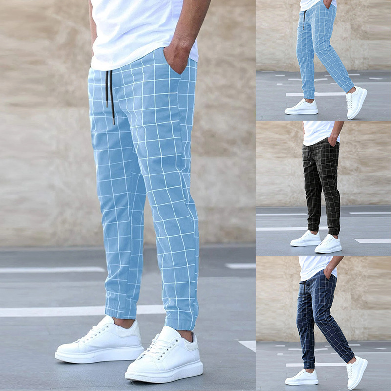 Menns Joggebukser Rutete Design 4