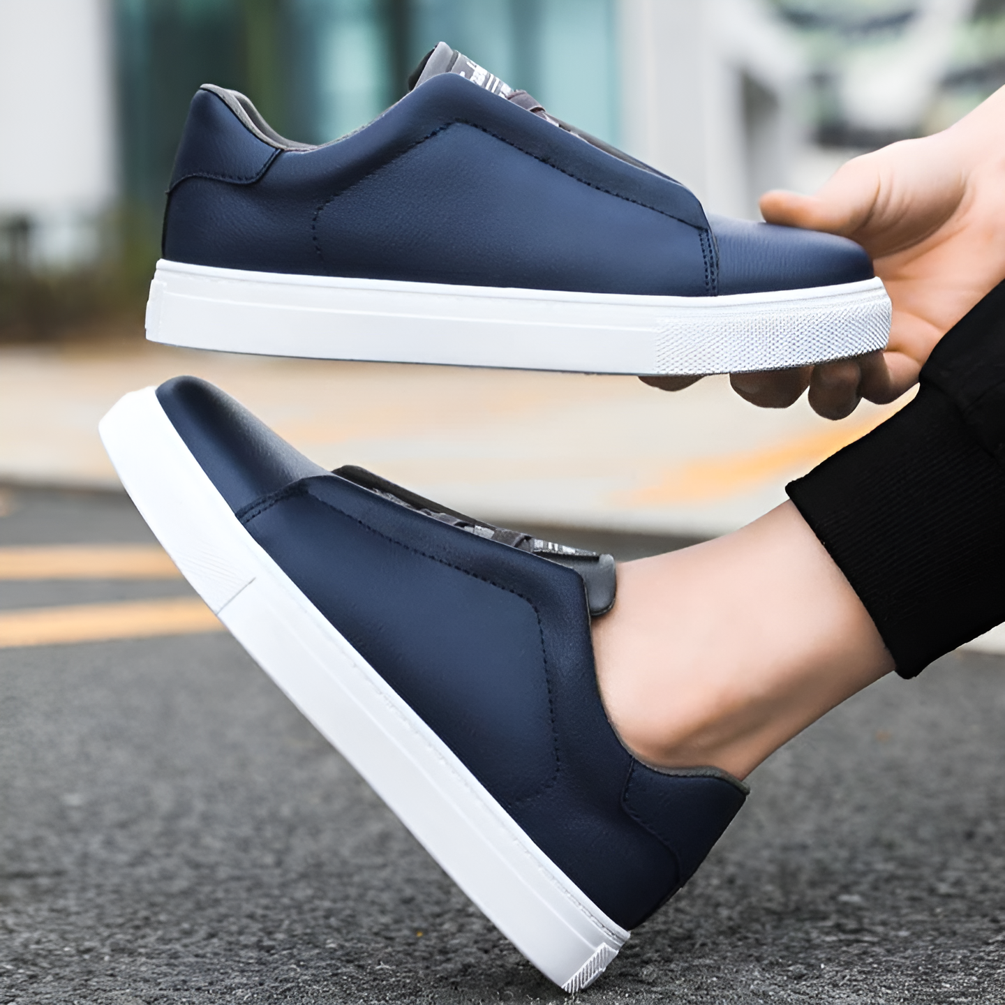 Menns Joggesko Klassisk Stil Minimalistisk Design 3