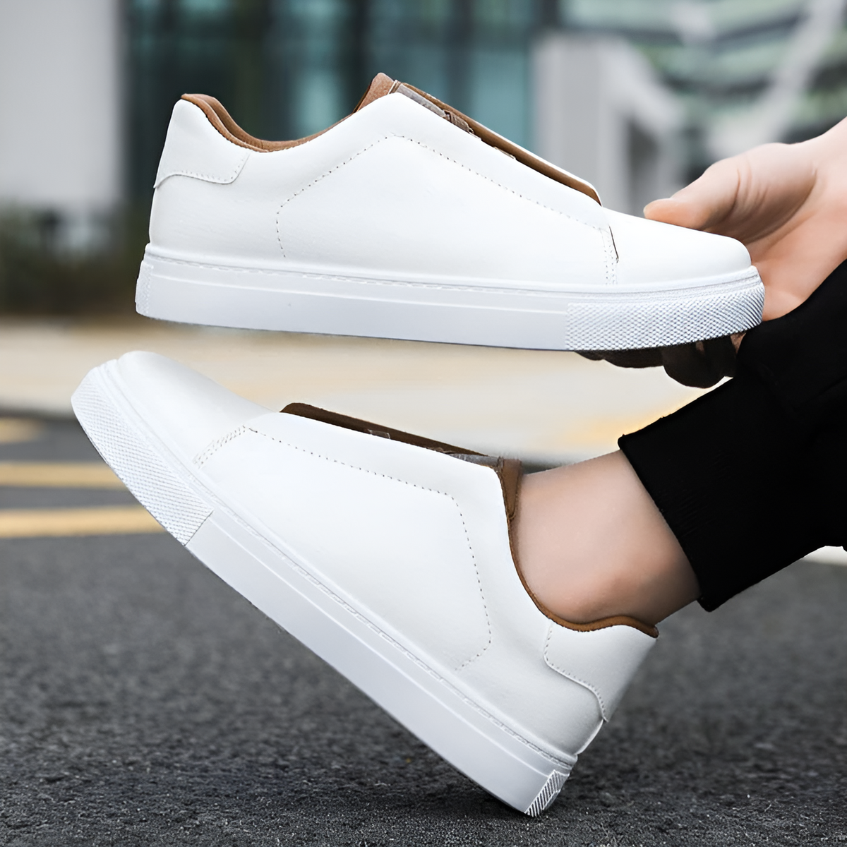 Menns Joggesko Klassisk Stil Minimalistisk Design 7