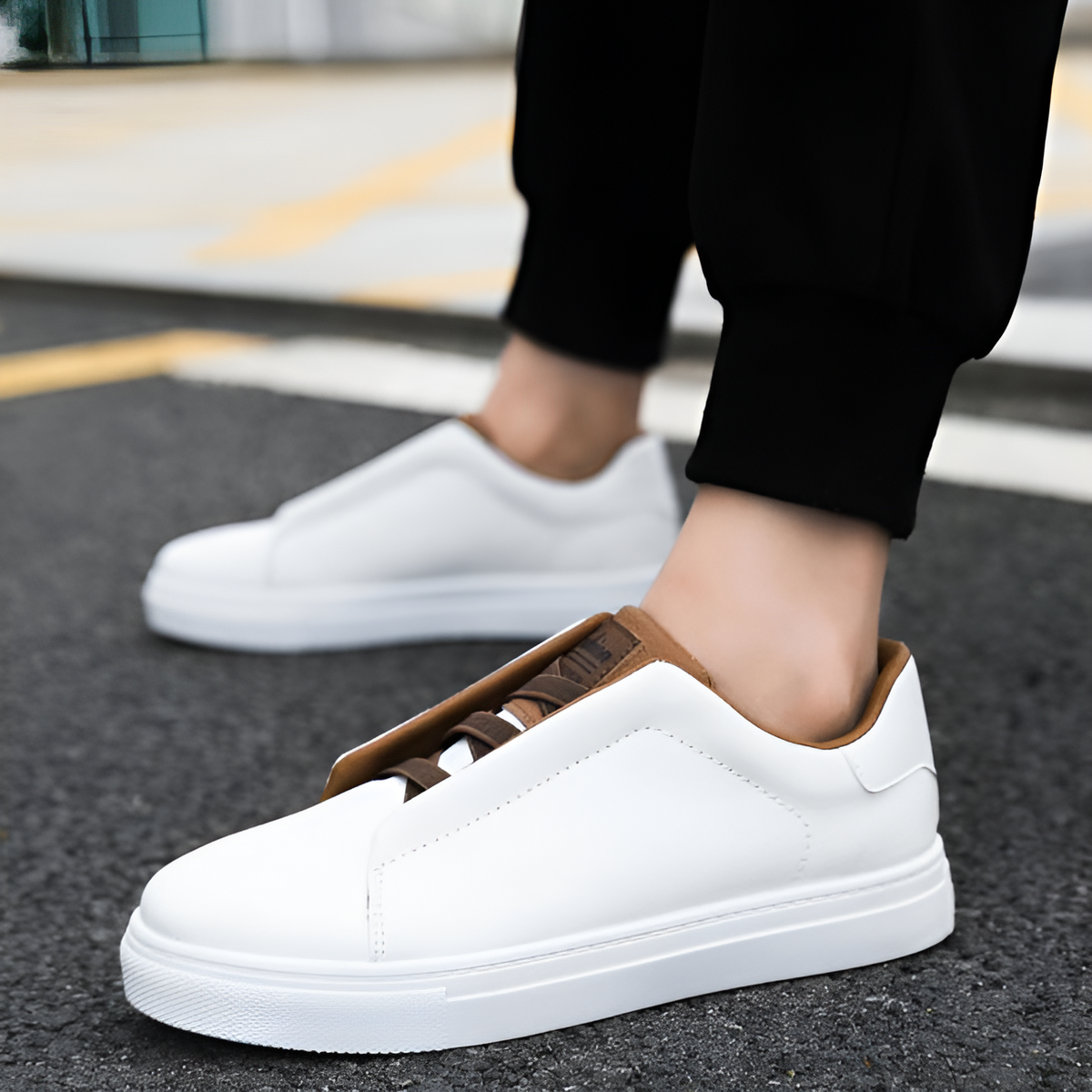 Menns Joggesko Klassisk Stil Minimalistisk Design 8