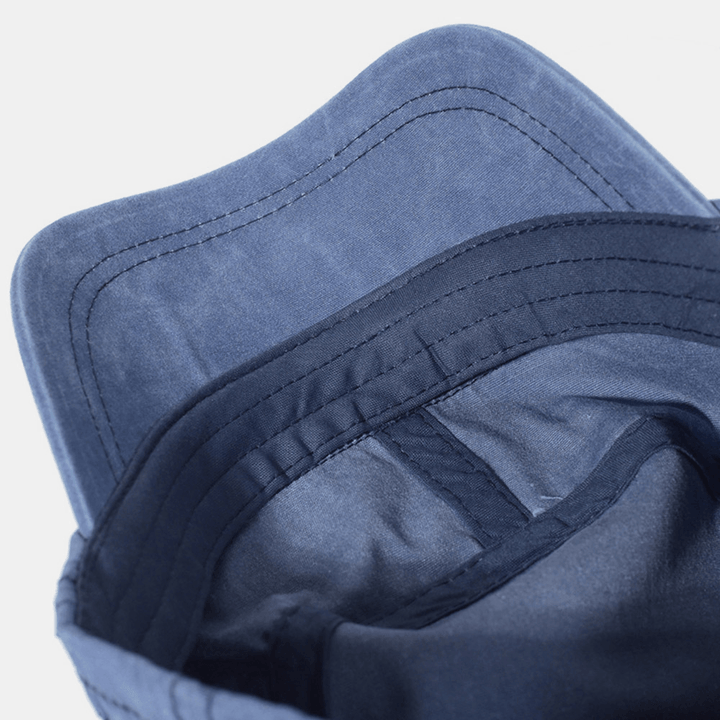 Menns Justerbar Flat Cap Militærstil 6