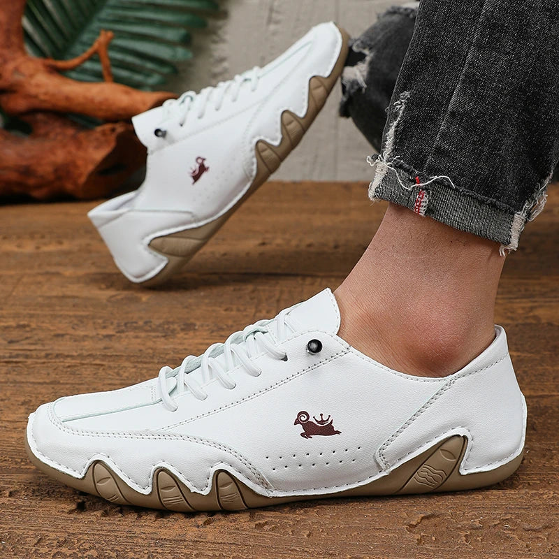 Menns Lavskåret Sneakers med Myke Såler 4