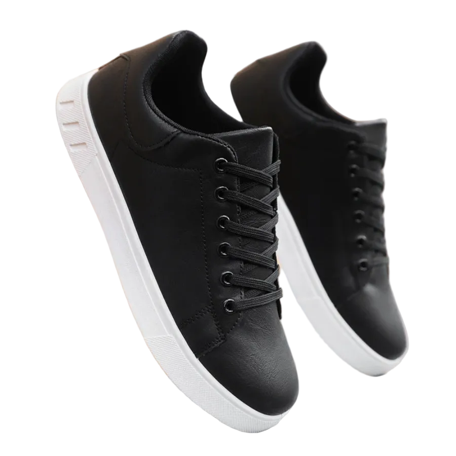 Menns Lavtopp Sneakers med Kontrastsåle 0