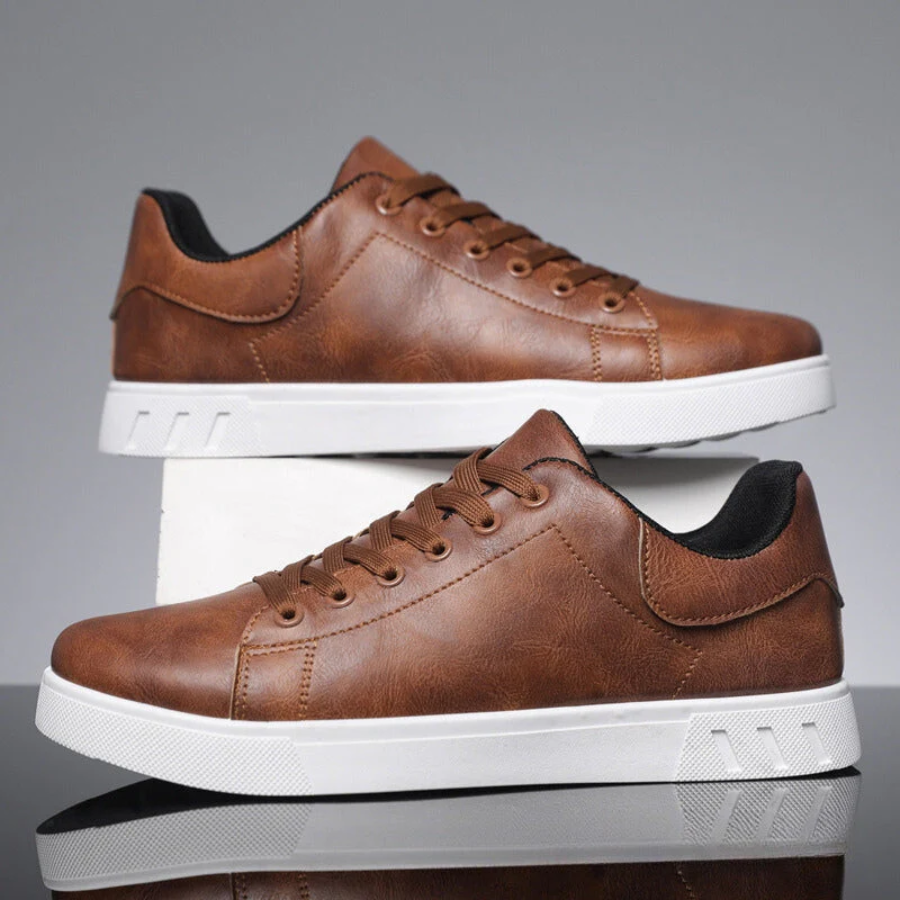 Menns Lavtopp Sneakers med Kontrastsåle 4