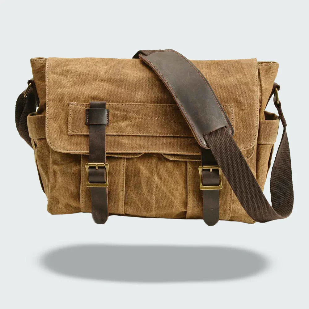 Menns Messenger-veske med Vintage Stil 2