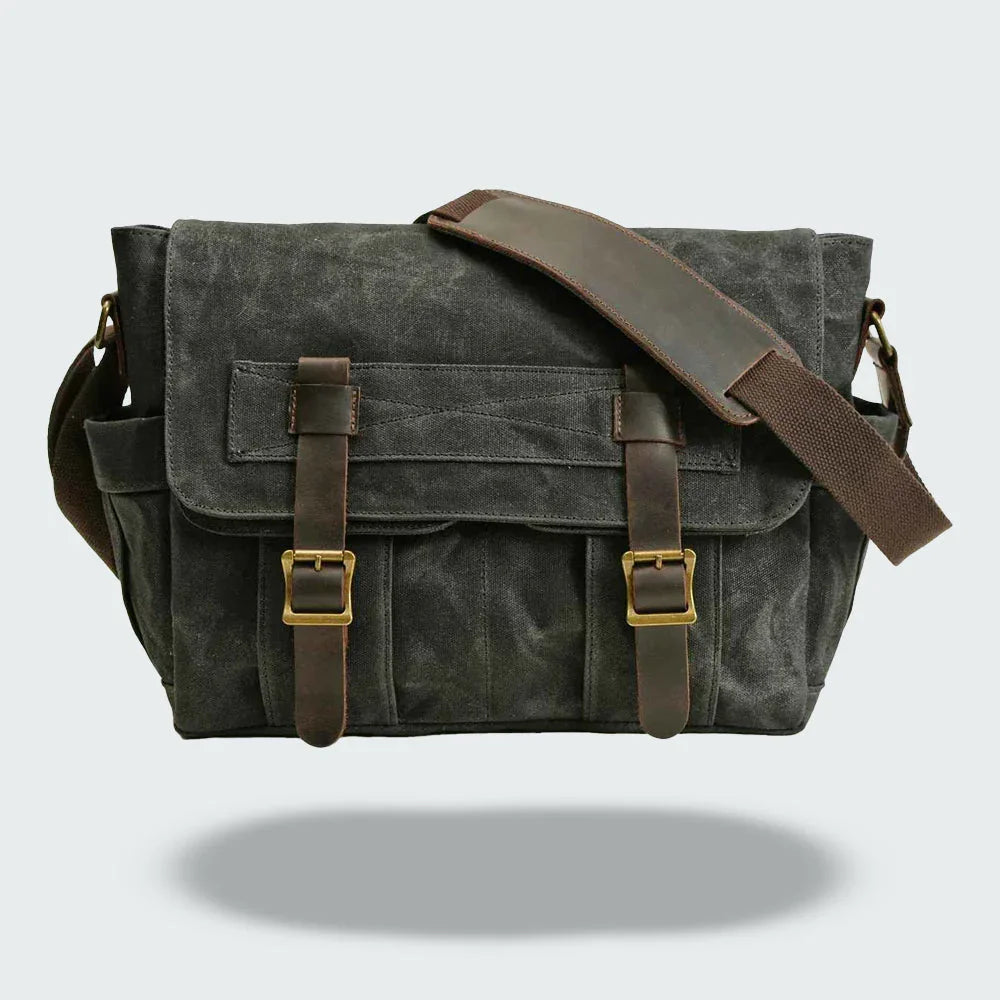 Menns Messenger-veske med Vintage Stil 3
