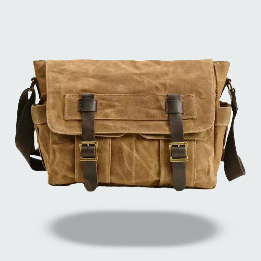 Menns Messenger-veske med Vintage Stil 4