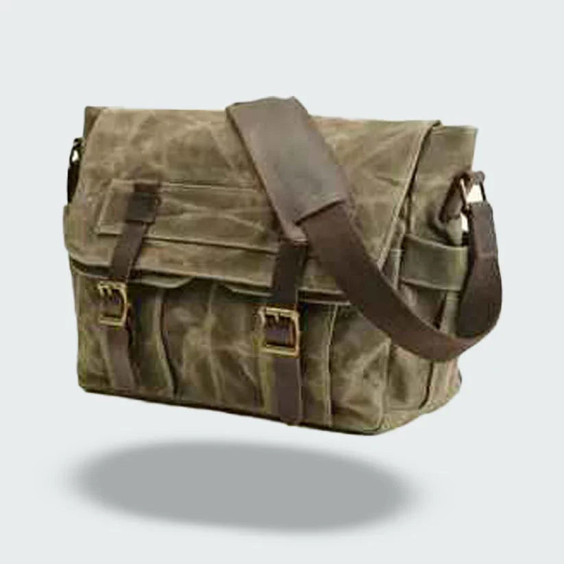 Menns Messenger-veske med Vintage Stil 5