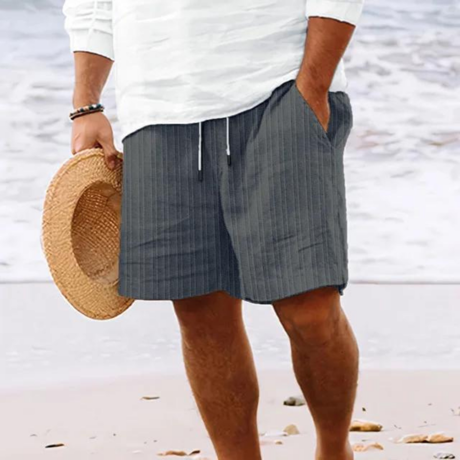 Menns Shorts Lett og Komfortabel 5