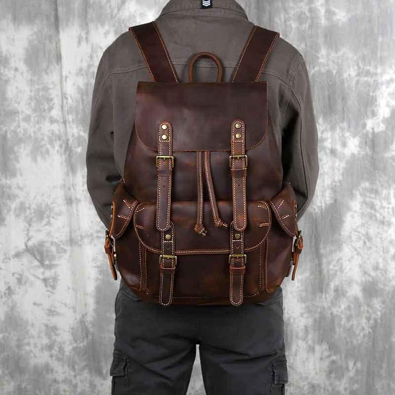Menns Skinnryggsekk Stor Vintage 3