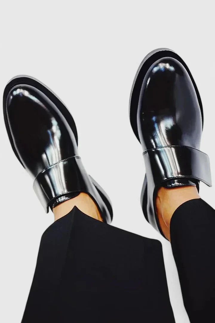 Menns Slip-On Dress Sko Casual Stil 1
