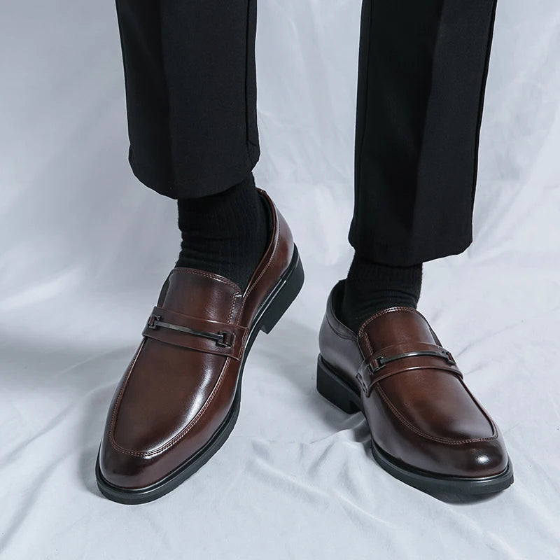 Menns Slip On Loafers Klassisk Stil 5