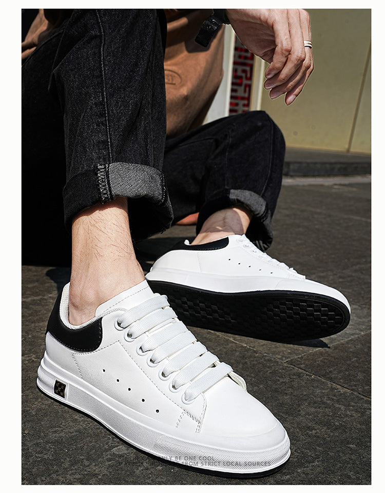 Menns Sneakers Low-Top Minimalistisk Stil 8