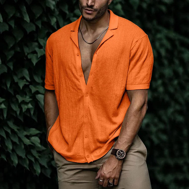Menns Sommerskjorte Klassisk Stil 5