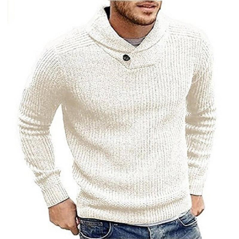 Menns Strikket Genser Rund Hals Moderne Stil 0