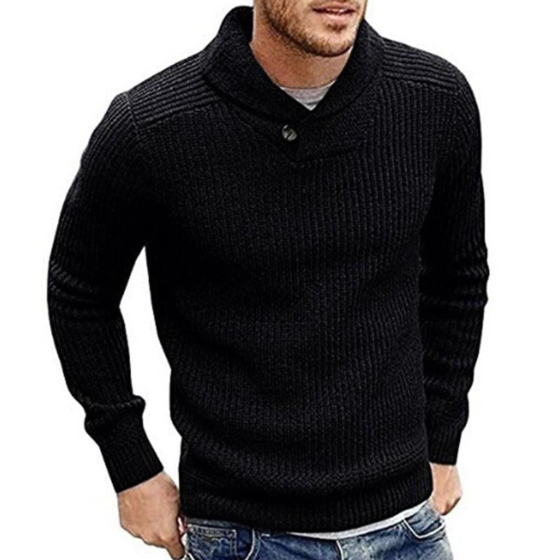 Menns Strikket Genser Rund Hals Moderne Stil 2