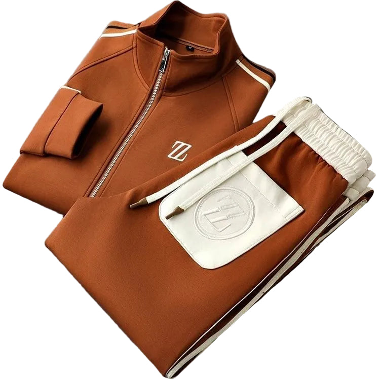 Menns Treningsdress Sporty Design med Skreddersydd Passform 0