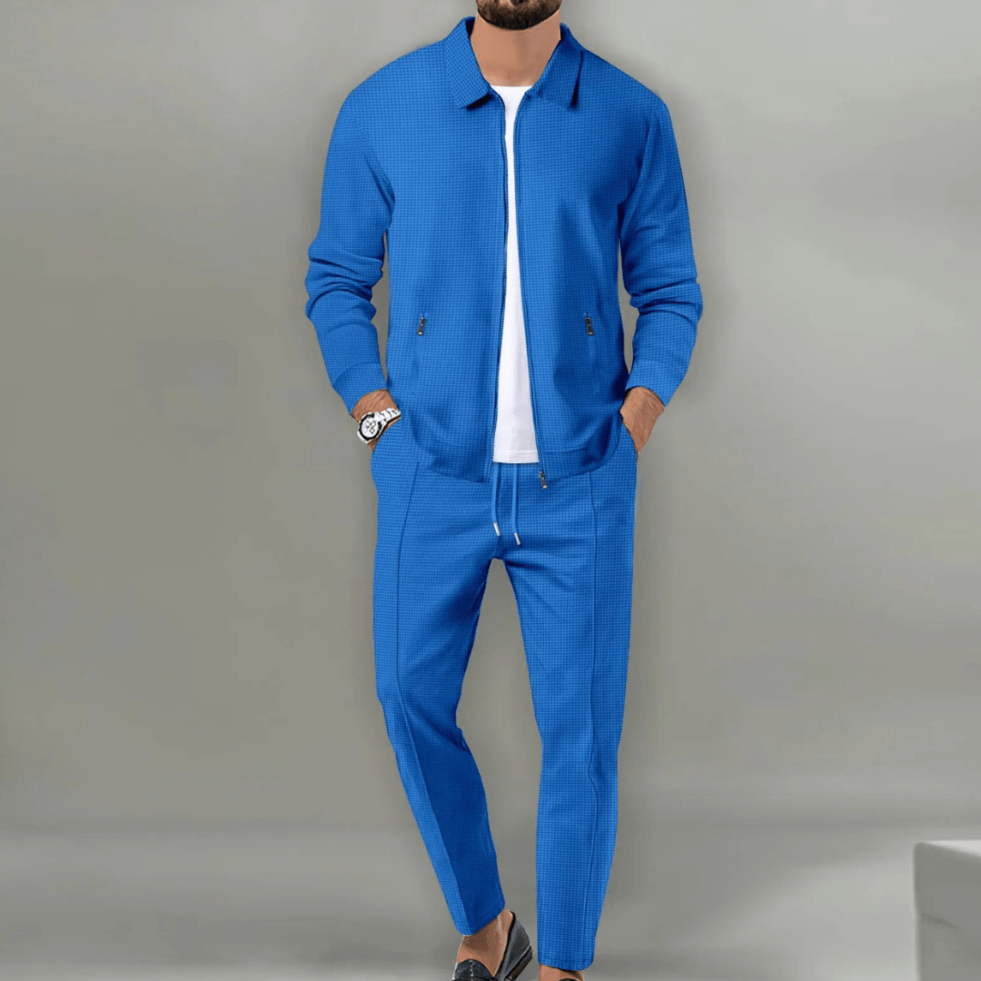 Menns Treningsdress med Glidelåsjakke 4