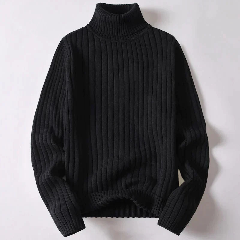 Menns Turtleneck Genser Klassisk Stil 3